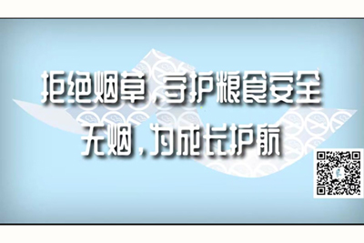 大吊操逼视频在线看拒绝烟草，守护粮食安全